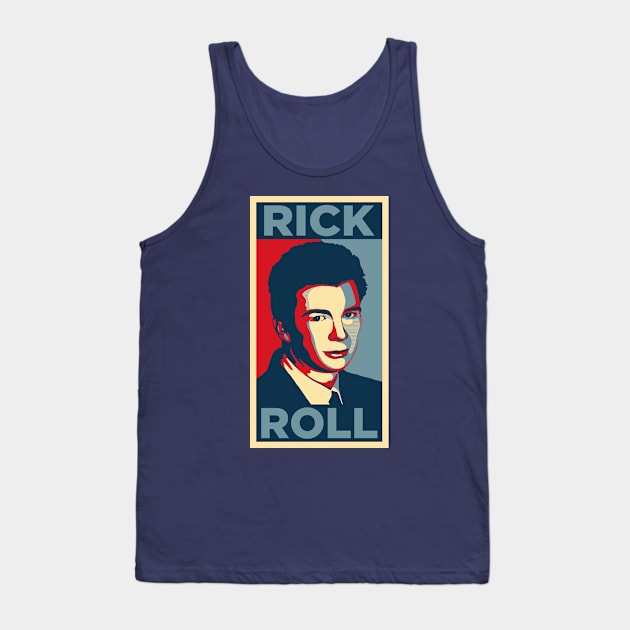 RICK ROLL Hope Tank Top by DCLawrenceUK